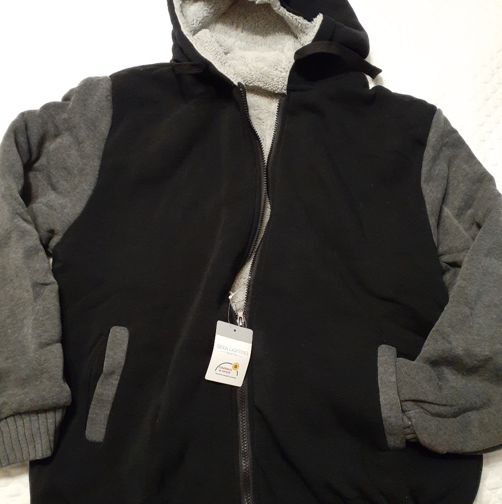 Geek Lighting Sports Jacket Fleece Large